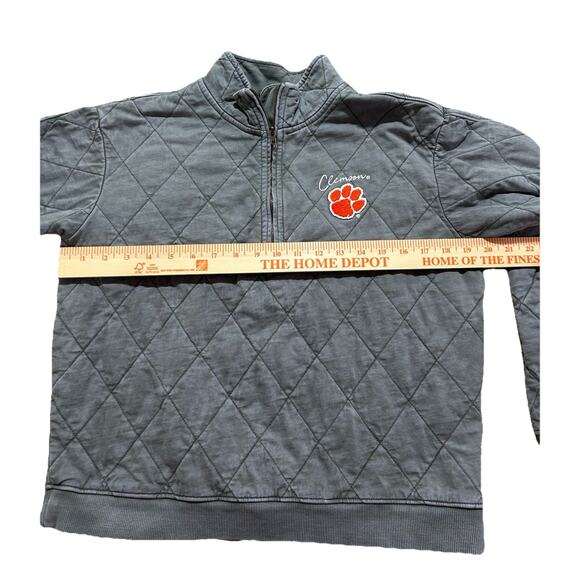 Gameday Couture Women’s XS Charcoal Clemson Tigers Chic Quilted Jacket - Picture 3 of 6